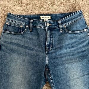 Madewell High Rise Denim Jeans - Classic Blue